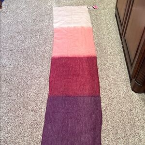 Kate Spade Pink and Cream Scarf 80 inches